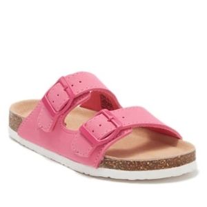 NWT Harper Double strap Slide Sandal in Pink